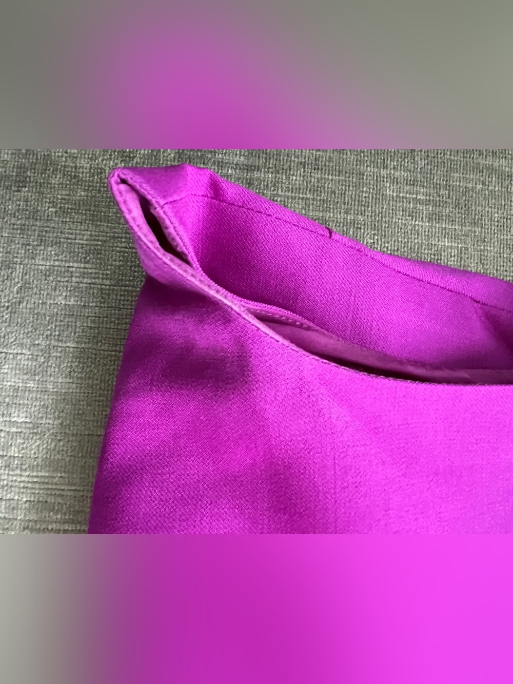 J.Crew 100% Wool Magenta Purple Ruffle Front Sheath Dress Size 4 - Picture 6 of 8